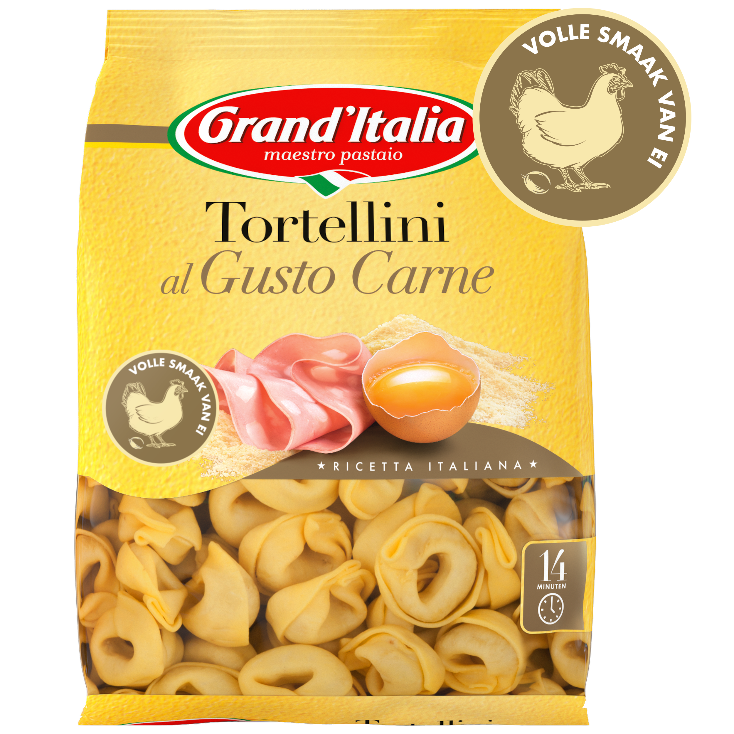 Pasta Tortellini al Gusto Carne 220g claim Grand'Italia
